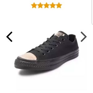 Black and Gold Converse almost new.